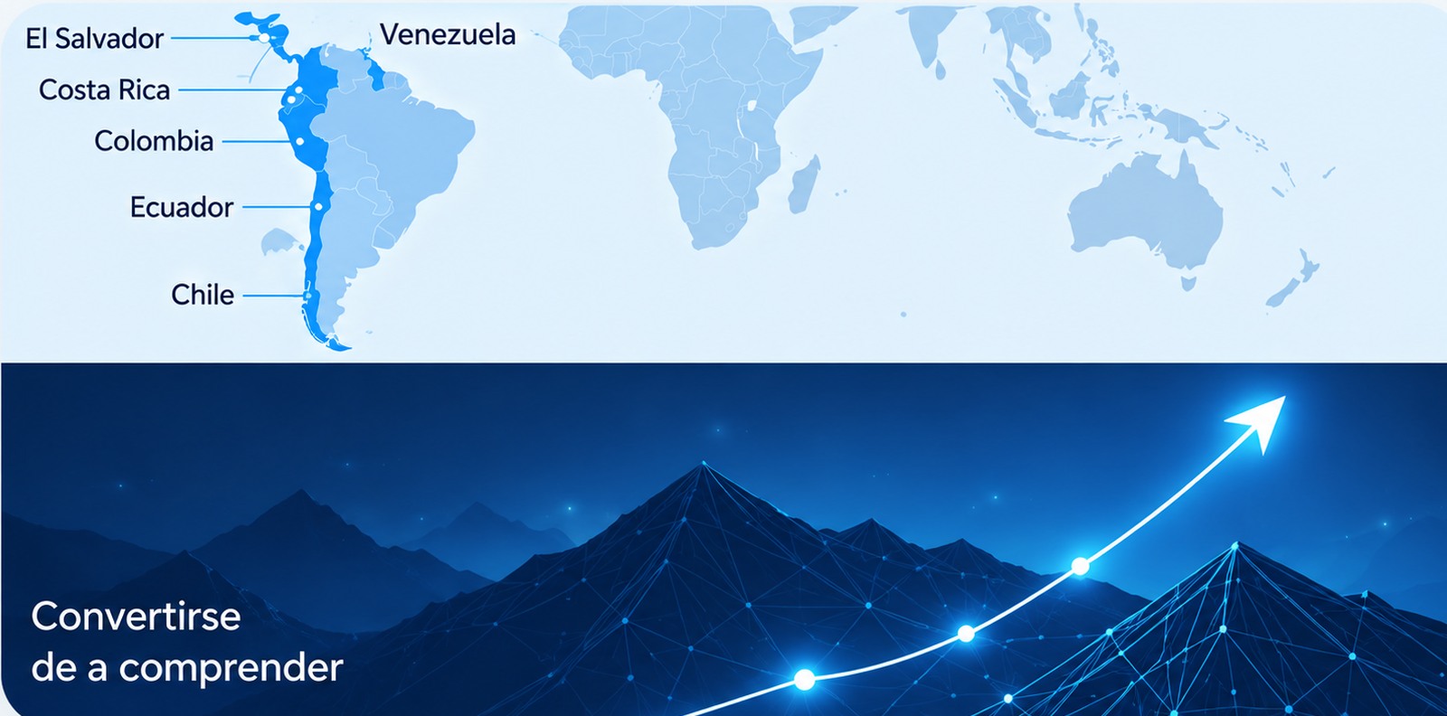 Mapa de alcance internacional BVN